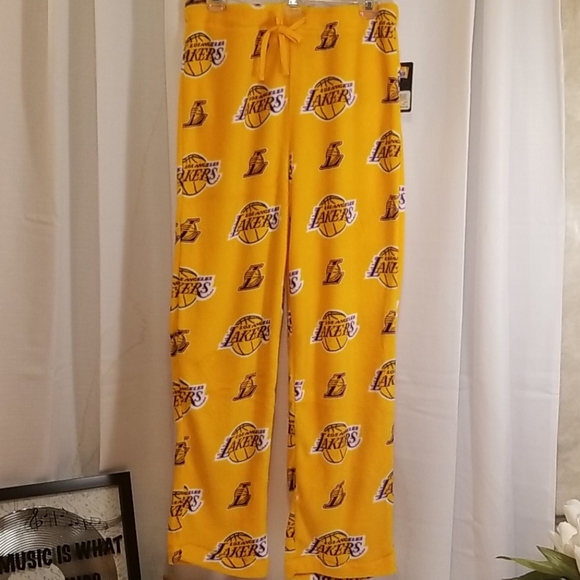 NBA Pants Nba La Lakers Fleece Pajama Pants M L Xl Poshmark